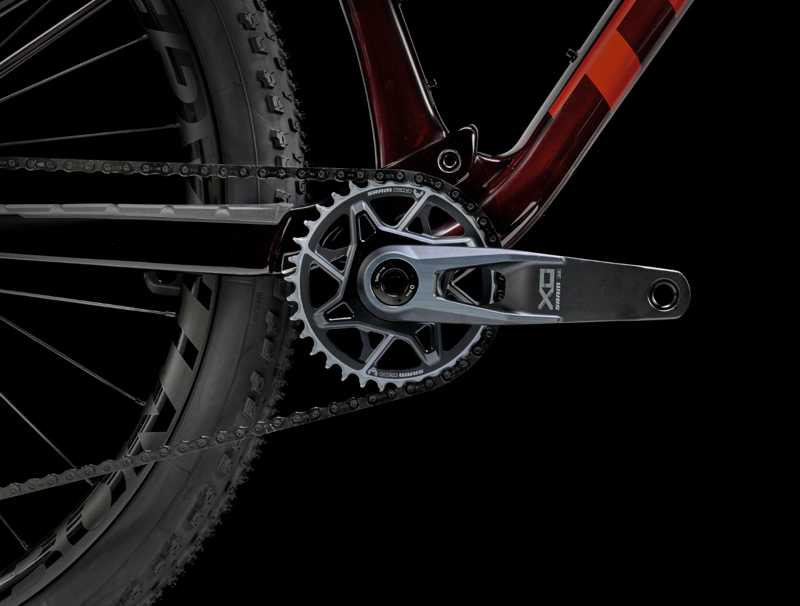 Trek Supercaliber SLR 9.9 XO AXS Full Suspension Mountain Bike 2024 in Carbon Red Smoke-4